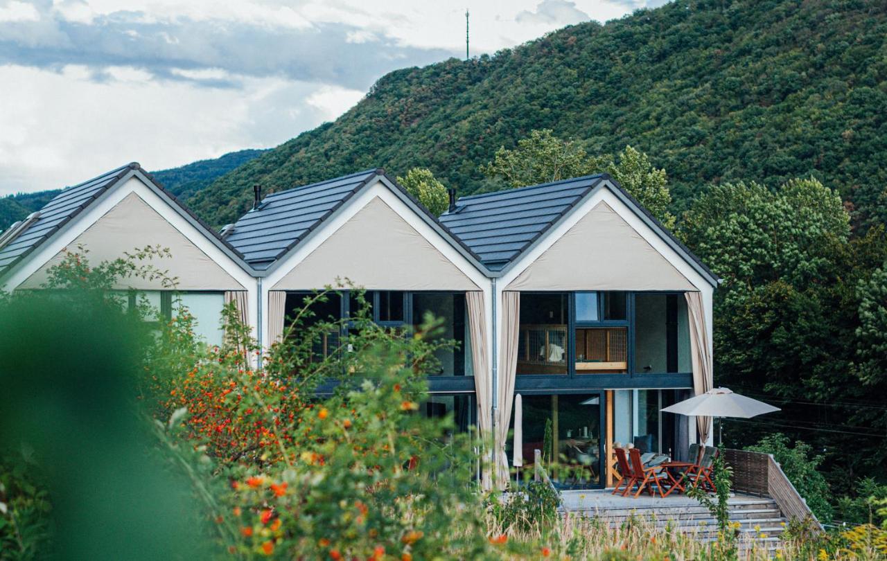 Premium Design Ferienhaeuser Mosel Chalets Pommern Buitenkant foto