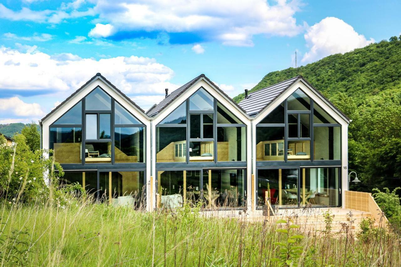 Premium Design Ferienhaeuser Mosel Chalets Pommern Buitenkant foto